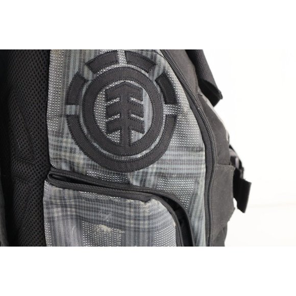 Vintage Element Skateboards Distressed Spell Out Big Logo Backpack Book Bag - Picture 13 of 16